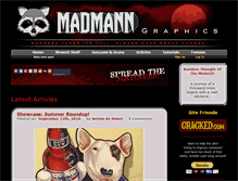 Tablet Screenshot of madmann.com